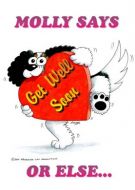 Molly and Dougall Get Well Soon Card