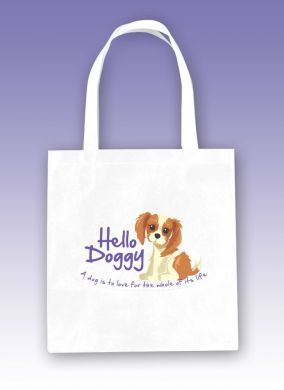 Hello Doggy Tote Bag