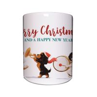 Merry Band of Cavaliers Christmas Mug