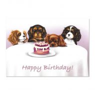Puppies Party  Birthday Card