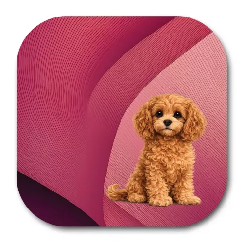 Just Our Cavapoo MDF Coaster