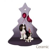 Christmas Tree Decoration Mum & Pup Ceramic