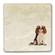 Just Our Cavalier Marble Coaster