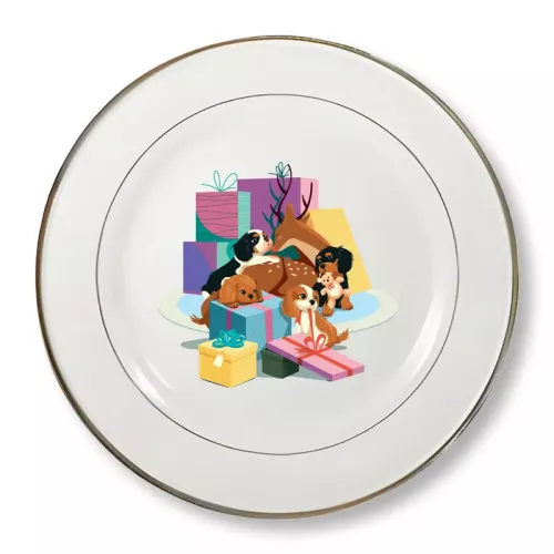 Pitter Patter Pups Sideplate