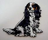 Embroidered Tricolour Cavalier Patch