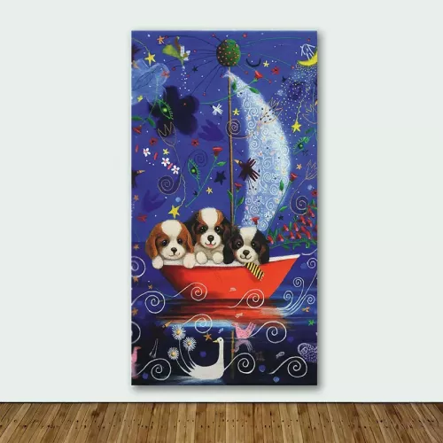 Bathtub Pups Towel
